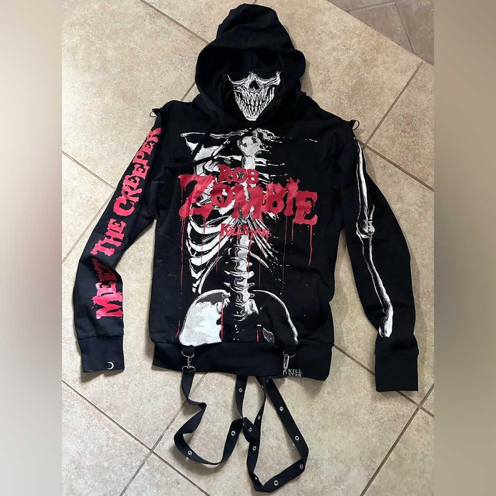 Killstar + Rob Zombie collaborated hoodie. Limited edition.